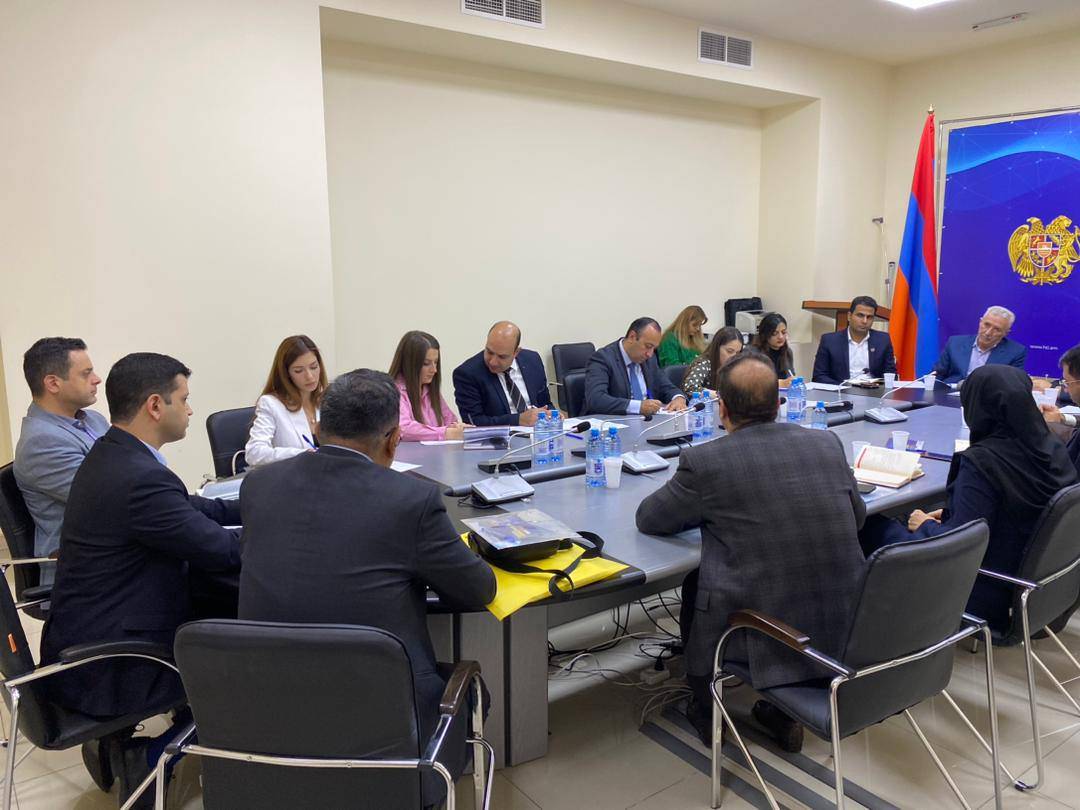 The presence of Iran's business-technology delegation in the Ministry of Advanced Industries of Armenia